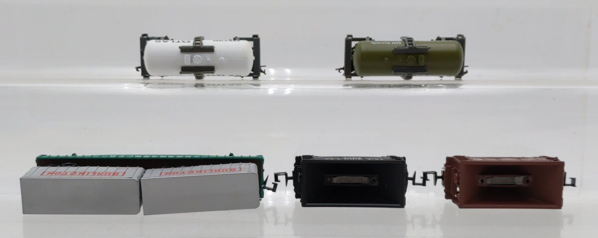 Atlas Assorted N Scale Freight Cars: 50500, 1082, 2308, 78564 & 63846 [5] EX