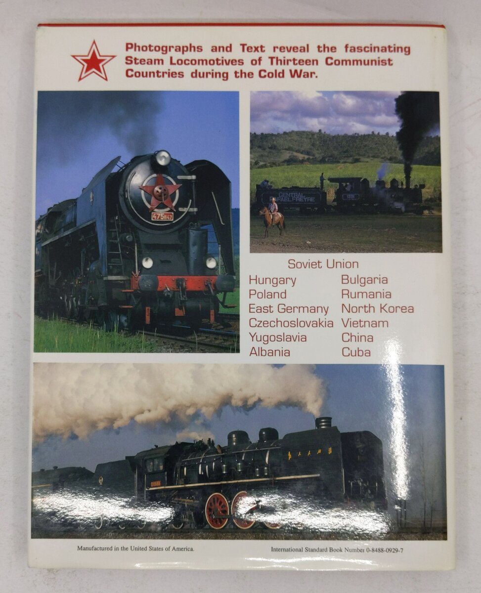 Steam Beneath the Red Star Hardcover Book By Ron Ziel EX