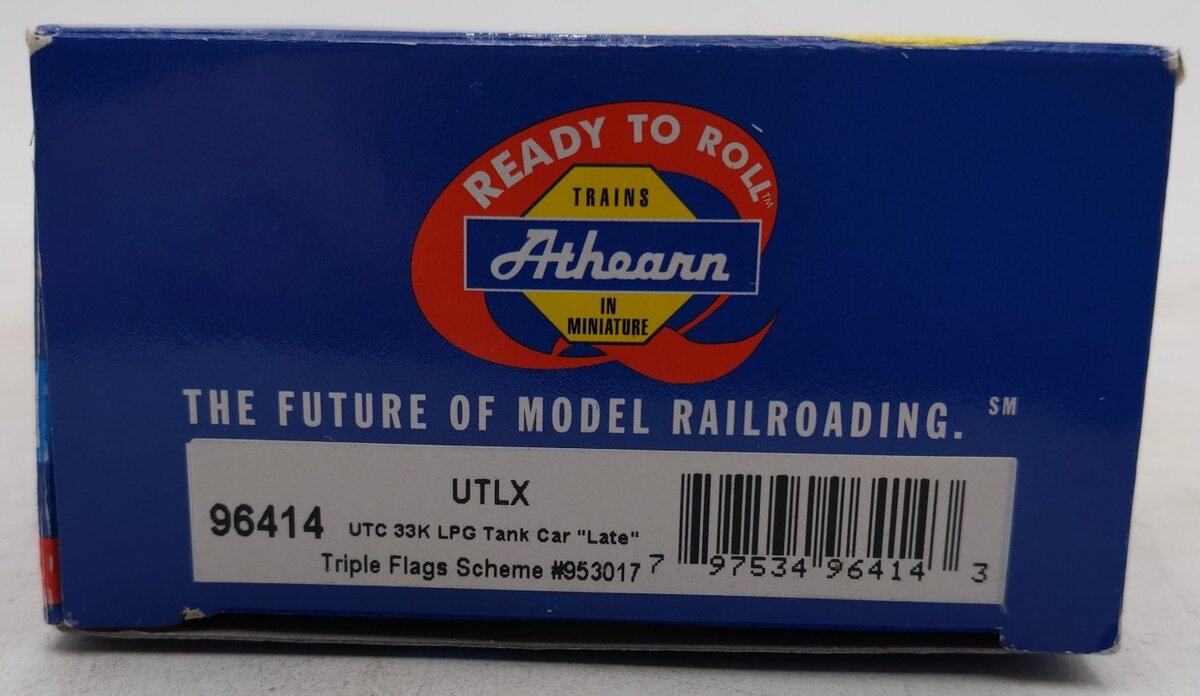 Athearn 96414 HO Scale UTLX 33,900 Gallon Tankcar #953017