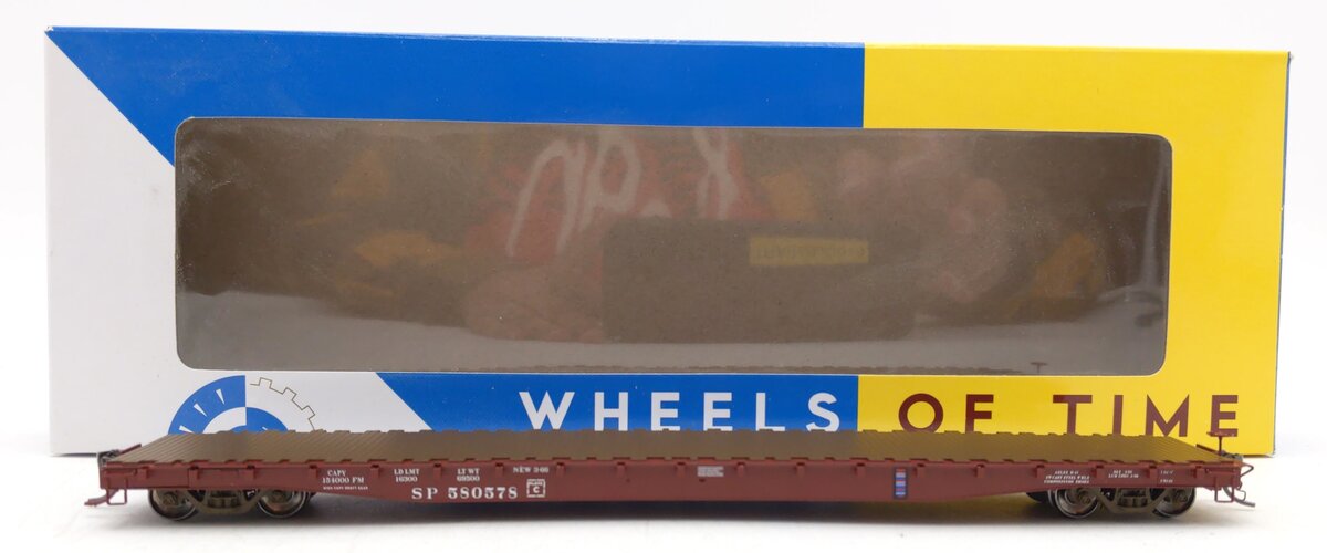 Wheels of Time 40021 HO Southern Pacific 62' Flat Car #580578