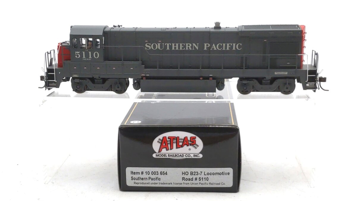Atlas 10003654 HO Southern Pacific B23-7 Diesel Locomotive w/Sound & DCC #5110
