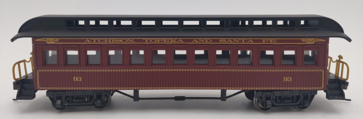 Bachmann 15104 HO Santa Fe Old-Time 1860-1880 Era Passenger Coach #93