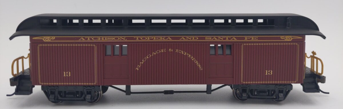 Bachmann 15304 HO Sante Fe 1860-80 Era Baggage Car #13