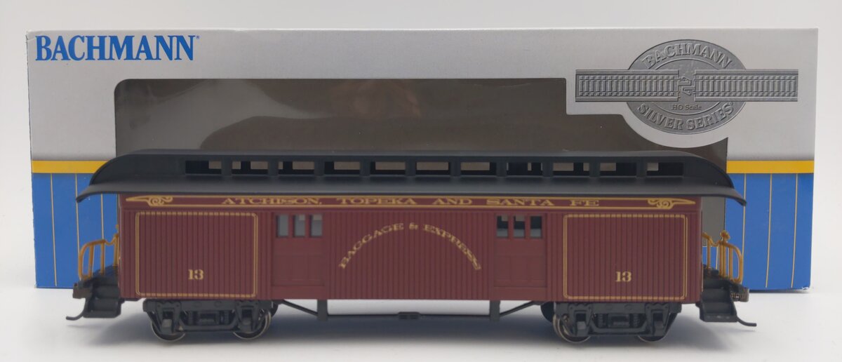 Bachmann 15304 HO Sante Fe 1860-80 Era Baggage Car #13