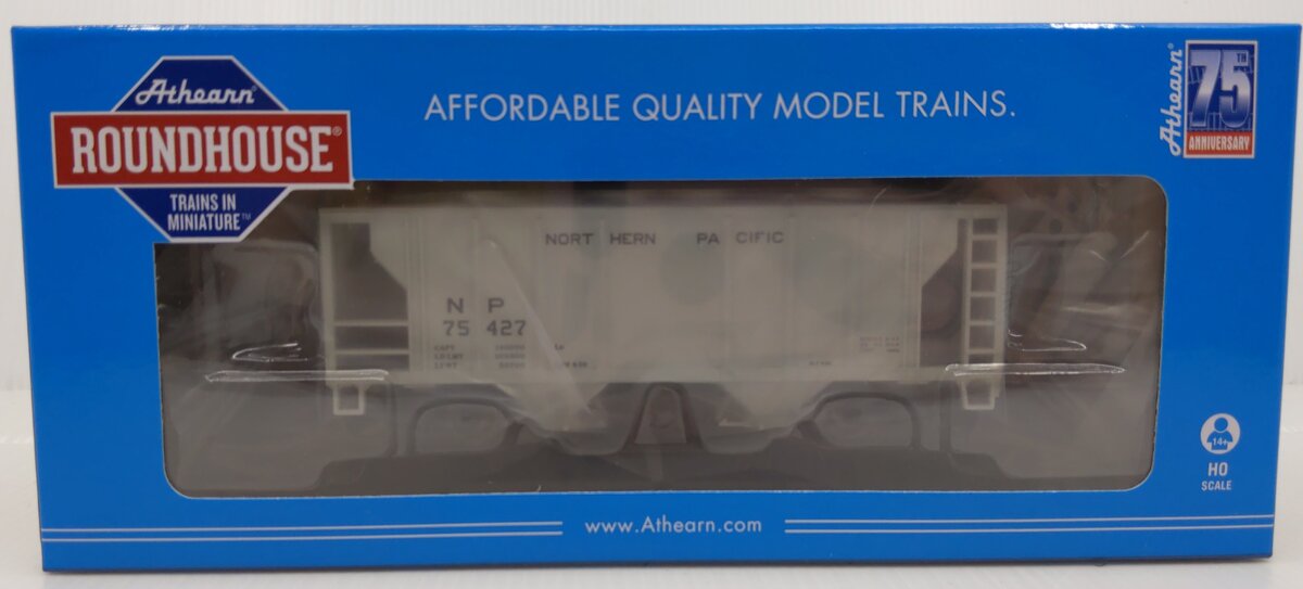 Roundhouse RND2419 HO Northern Pacific PS-2 2003 2-Bay Covered Hopper #75427