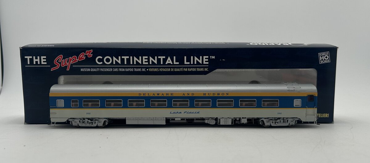 Rapido Trains 100199 HO Delaware & Hudson Lake Placid Lightweight Coach #202 NIB