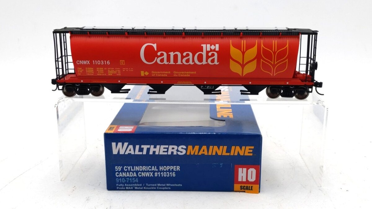 Walthers 910-7154 HO Scale Canadian Wheat Board 59' Cylindrical Hopper #110316