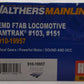 Walthers 910-19957 HO AMTK EMD F7 A-B Diesel Loco w/ ESU Sound & DCC #103, #151
