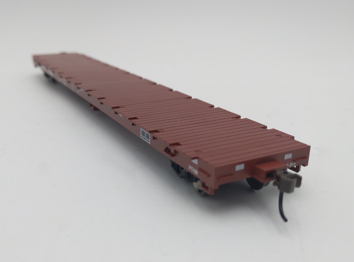 Athearn 92683 HO Burlington Northern Santa Fe 60' RTR Flat Car #584958