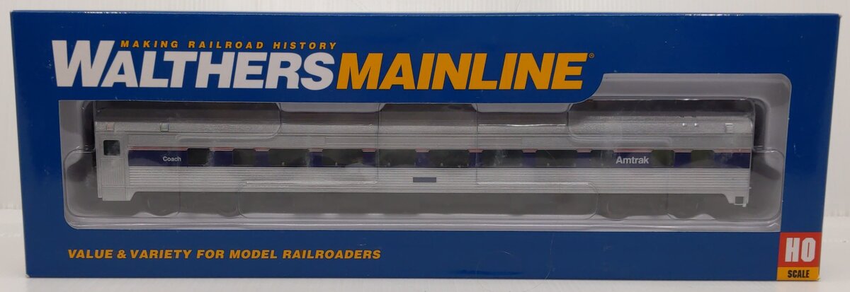 Walthers 910-30013 HO Scale Amtrak 85' Budd Large-Window Coach Passenger Car