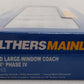 Walthers 910-30013 HO Scale Amtrak 85' Budd Large-Window Coach Passenger Car