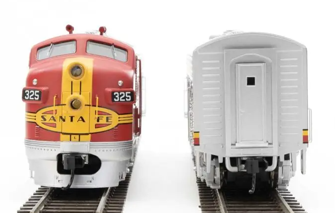 Walthers 910-19960 HO SF EMD F7 A-B Diesel Loco w/ ESU Sound & DCC #325L, #325A