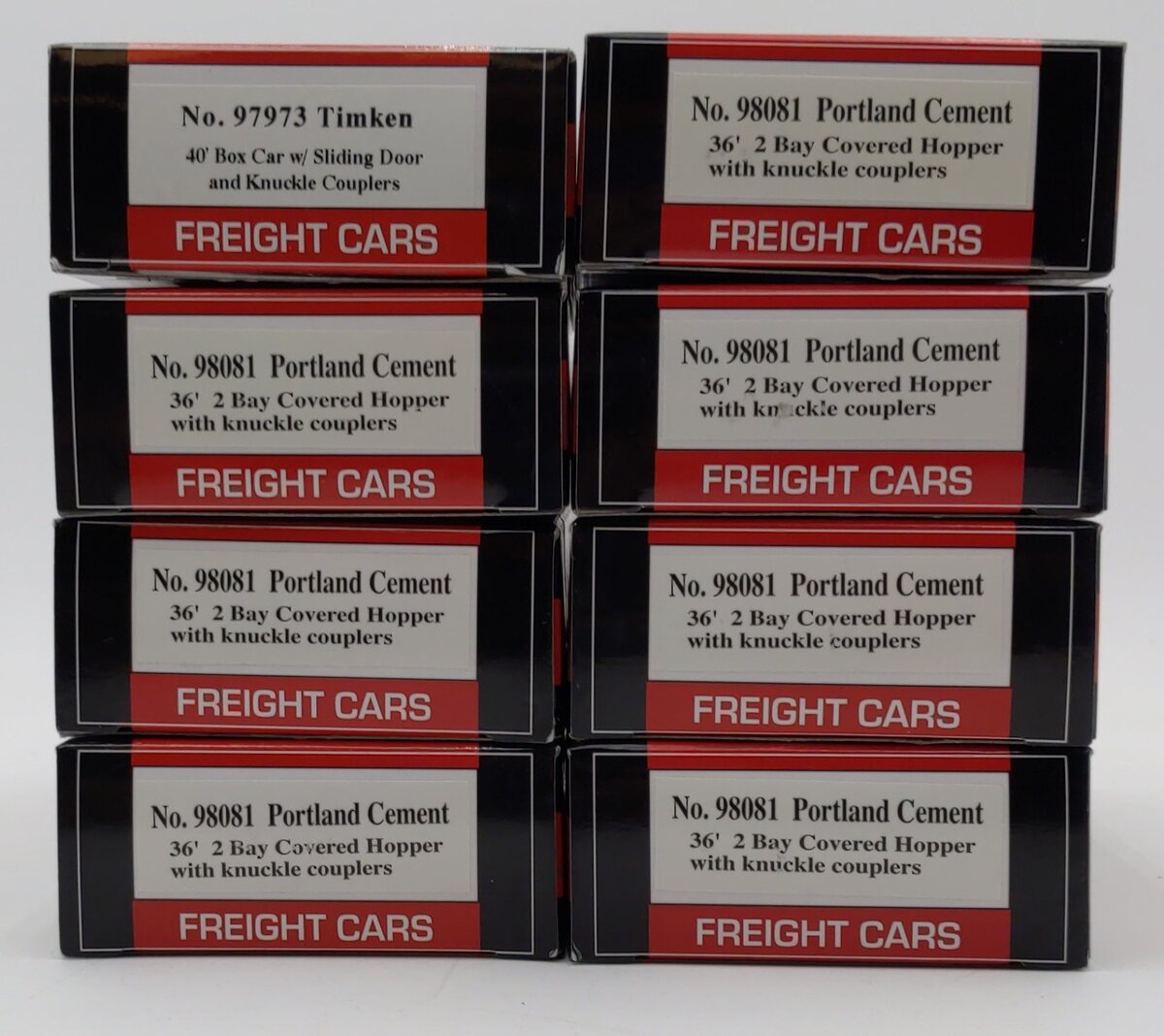 Model Power Assorted HO Lehigh Portland Cement &Timken Freight Cars [8] LN/Box