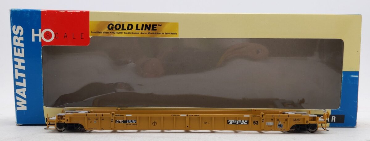 Walthers 932-3946 HO Scale TTX NSC 53' Well Car #655299 NIB