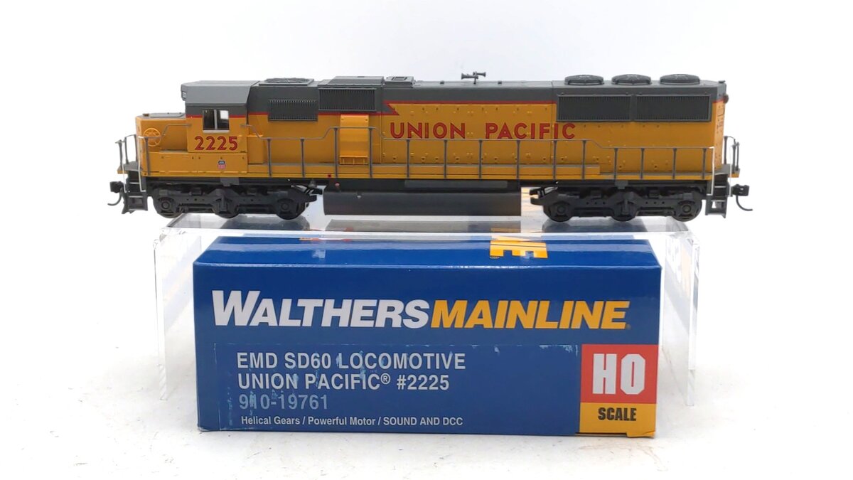 Walthers 910-19761 HO Union Pacific EMD SD60 Spartan Cab Diesel #2225 w/DCC