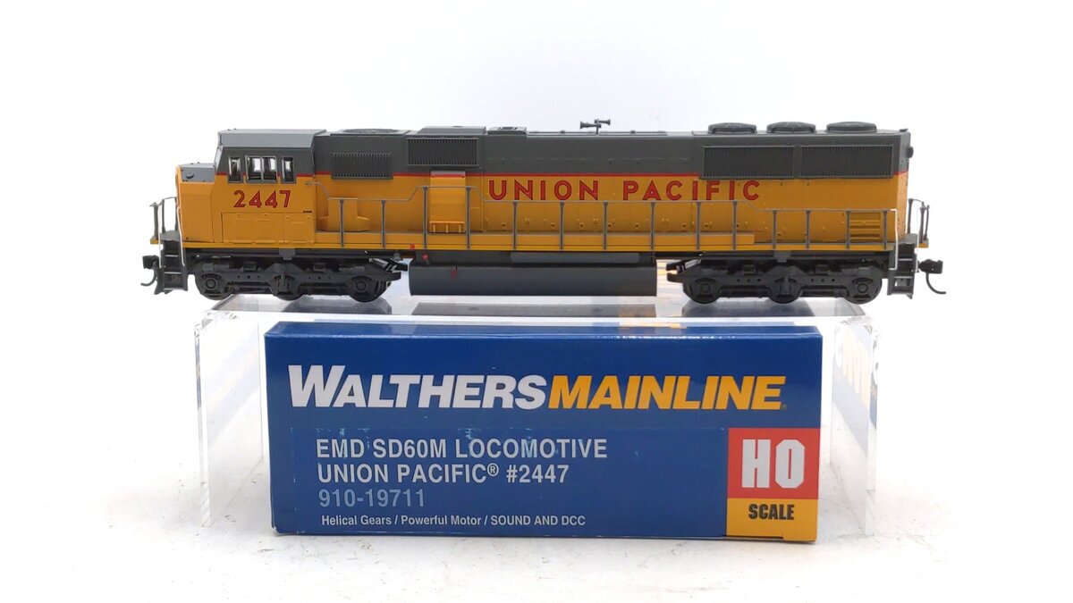 Walthers 910-19711 HO Union Pacific Union Pacific EMD SD60M Diesel #2447 w/DCC