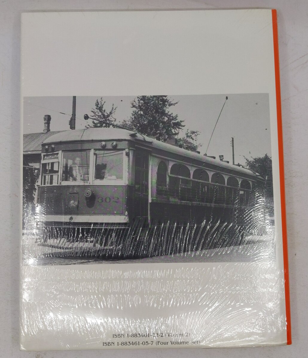 Aurora Elgin Area Streetcars Interurbans Vol 2 Hardcover Book Hopkins Stolp Peff MT