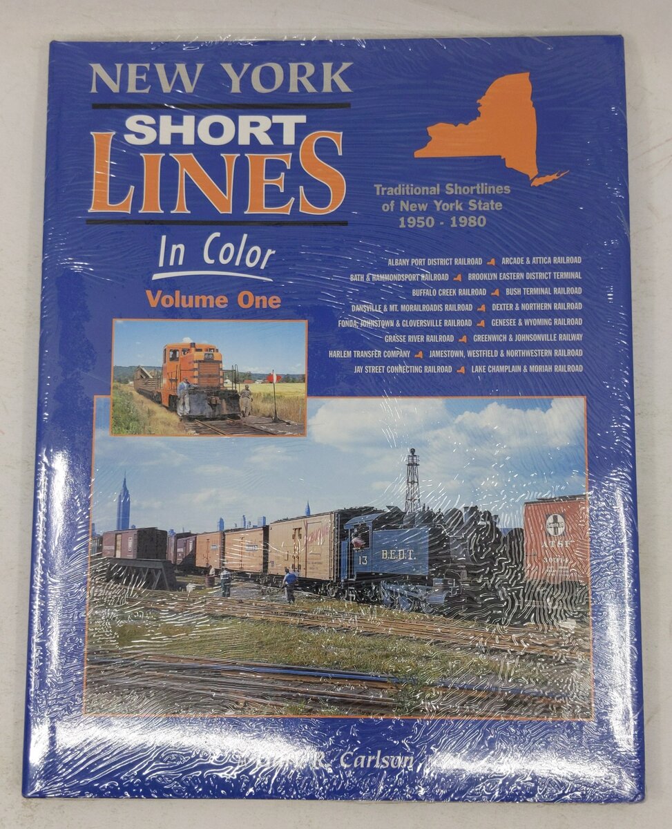New York Shortlines in Color, Vol. 1 Hardcover Book By Gary R. Carlson MT