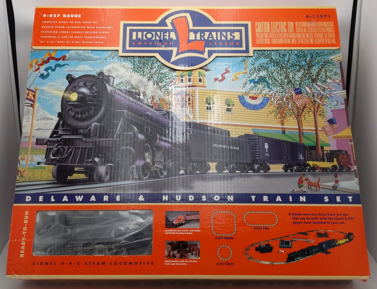 Lionel 6-11971 O Gauge Delaware and Hudson Steam Freight Train Set
