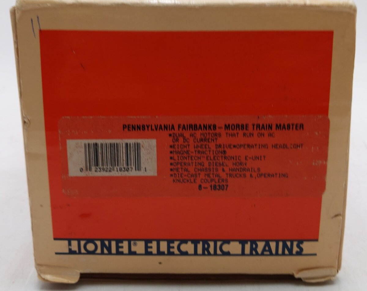 Lionel 6-18307 O Gauge Pennsylvania FM Trainmaster Diesel Locomotive #8699 EX/Box