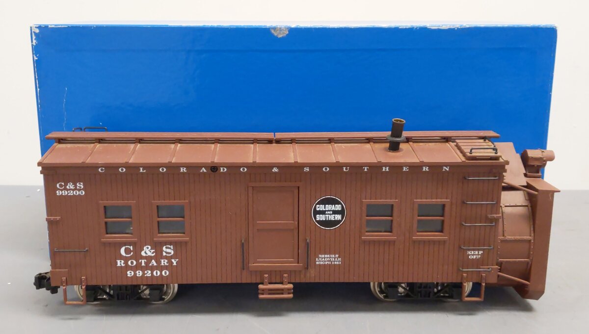 USA Trains 2101S G Scale Colorado & Southern Rotary Snow Plow #99200