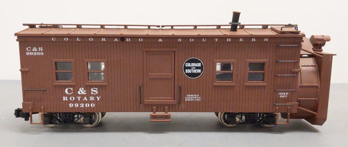 USA Trains 2101S G Scale Colorado & Southern Rotary Snow Plow #99200