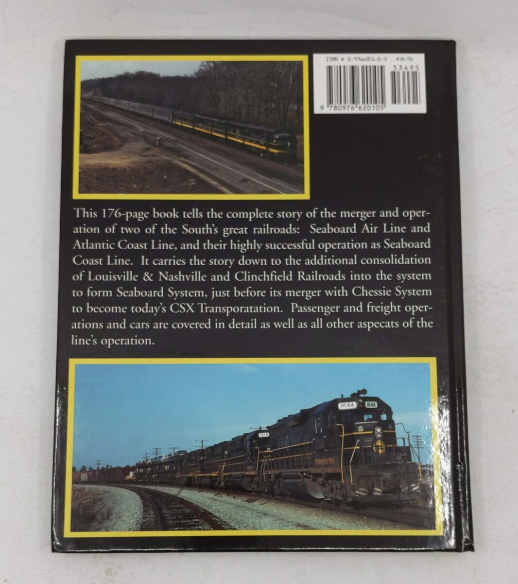 Seaboard Coast Line Family Lines Railroad 1967-1986 Hardcover Book VG