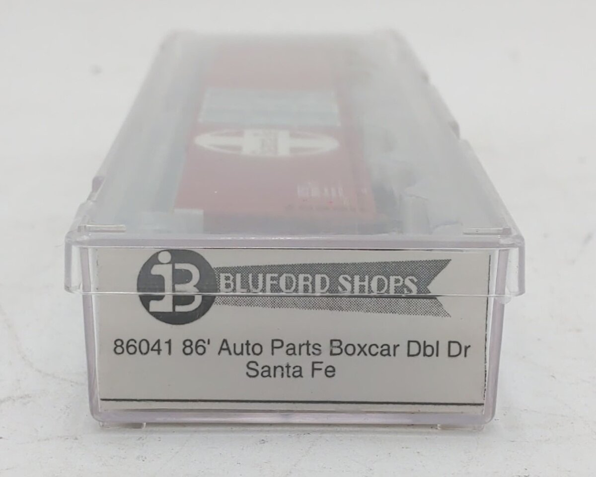 Bluford Shops 86041 N ATSF 86' Auto Parts Box Car Double Door #36699 LN/Box