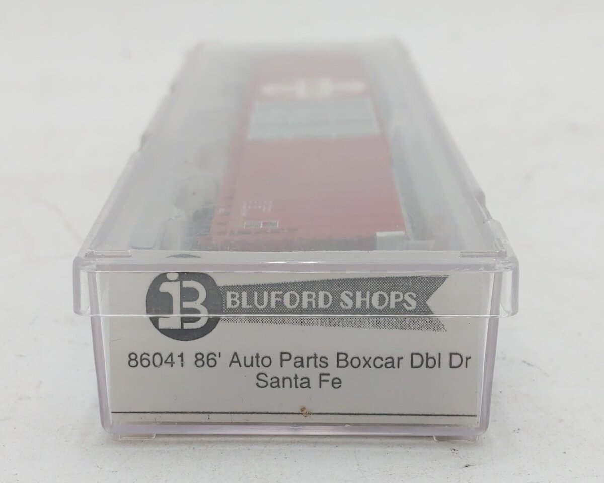 Bluford Shops 86041 N ATSF 86' Auto Parts Box Car Double Door #36699 LN/Box