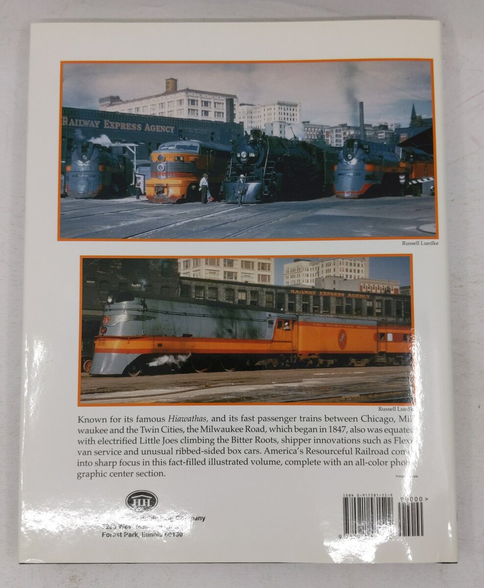 Milwaukee Road 1928-1985 Hardcover Book By Jim Scribbins EX