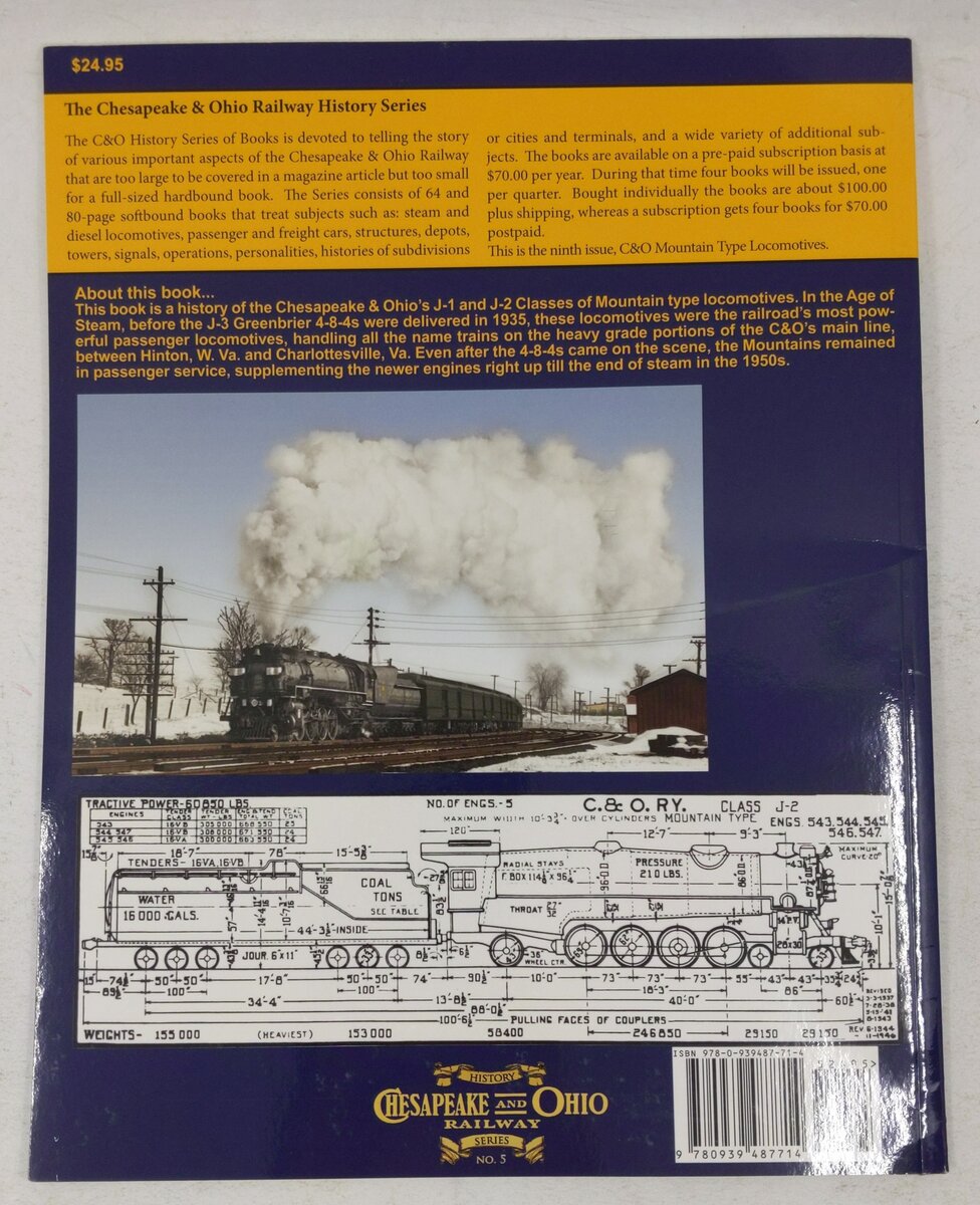 Chesapeake & Ohio History Series #9 Paperback Book By Karen Parker EX