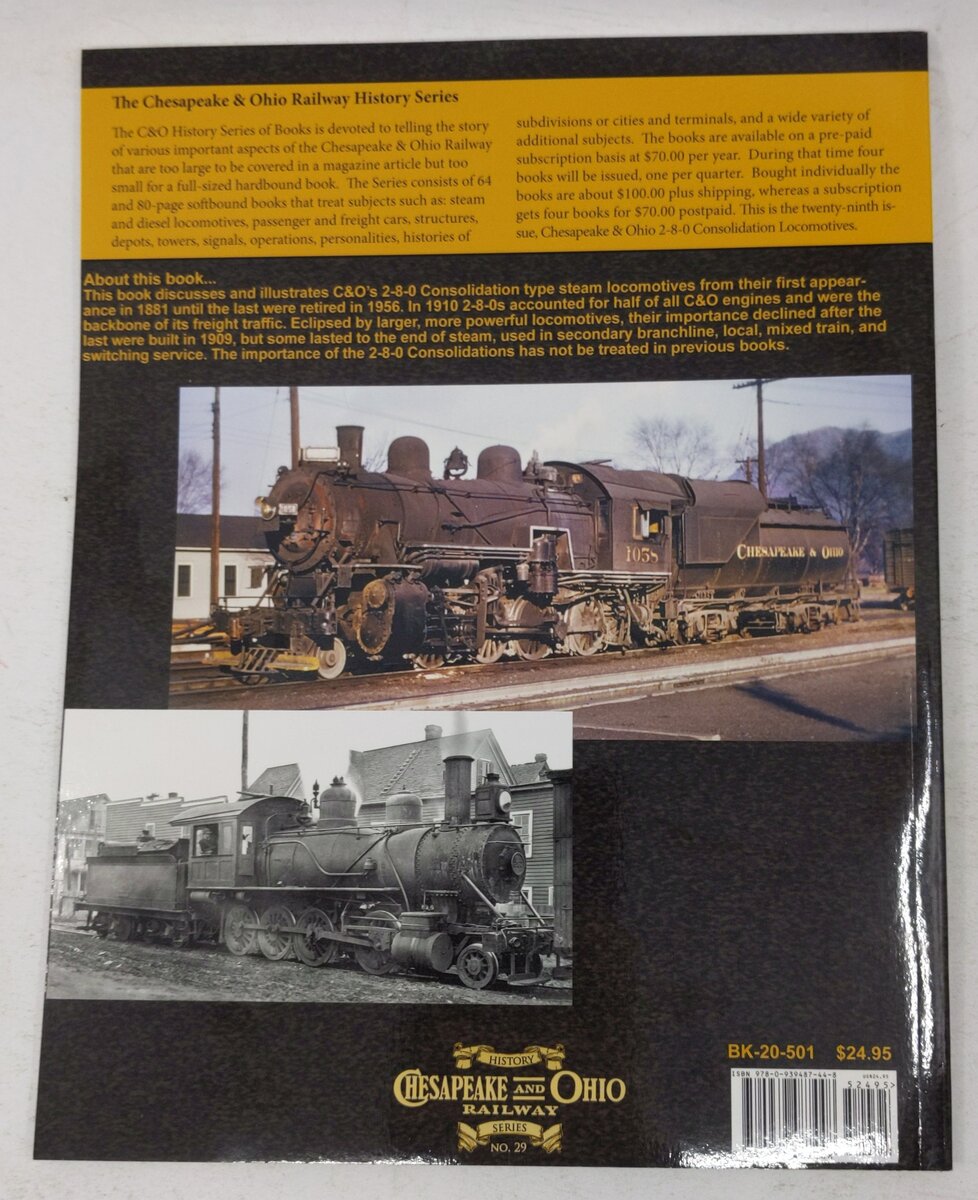 Chesapeake & Ohio Railway Series #29 Paperback Book By Thomas W. Dixon EX