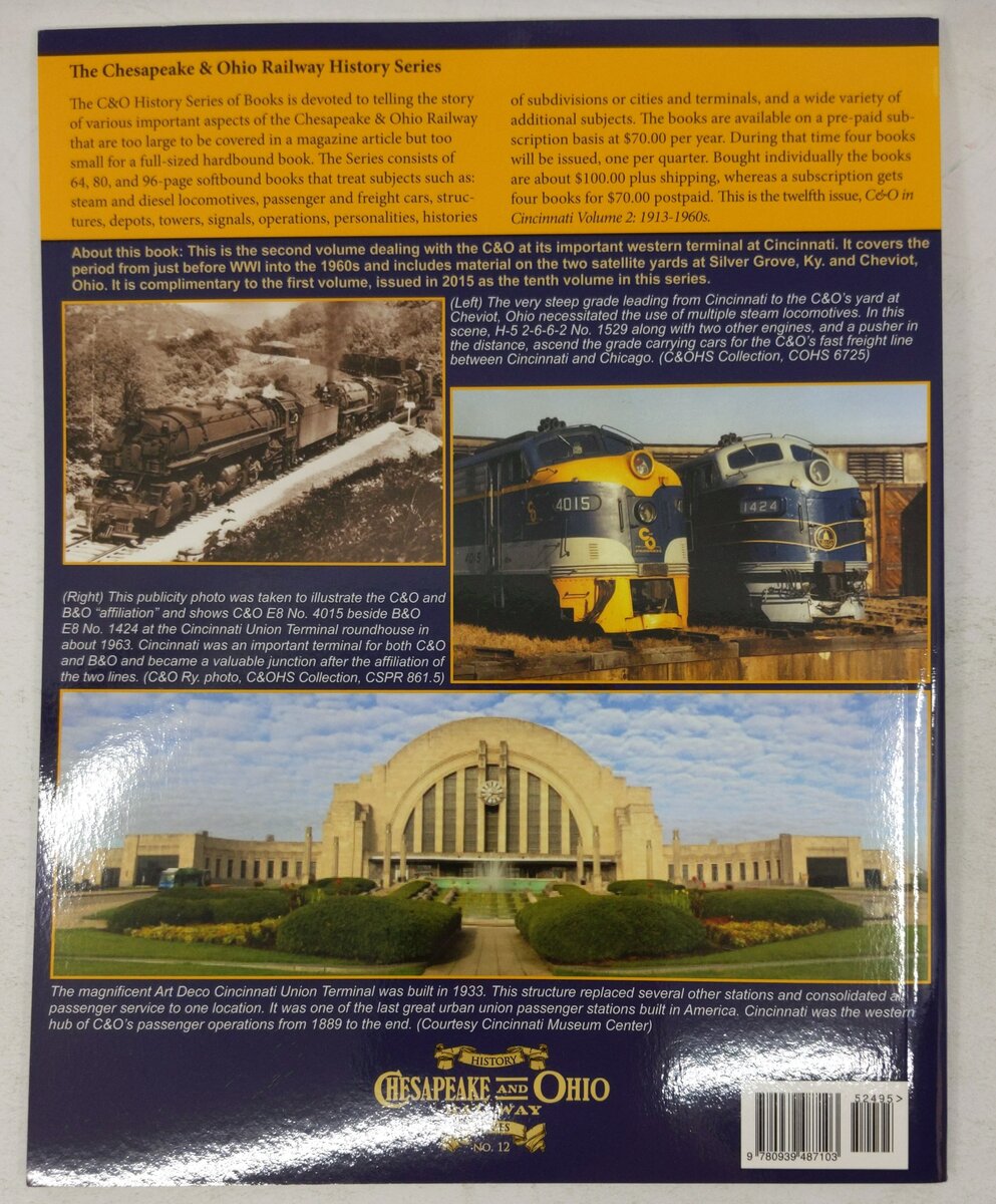 Chesapeake & Ohio History Series #12 Paperback Book By Wendell H. McChord EX