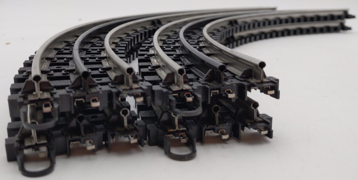 K-Line K-0706 O SuperSnap O31 Curved Track Sections (4) EX