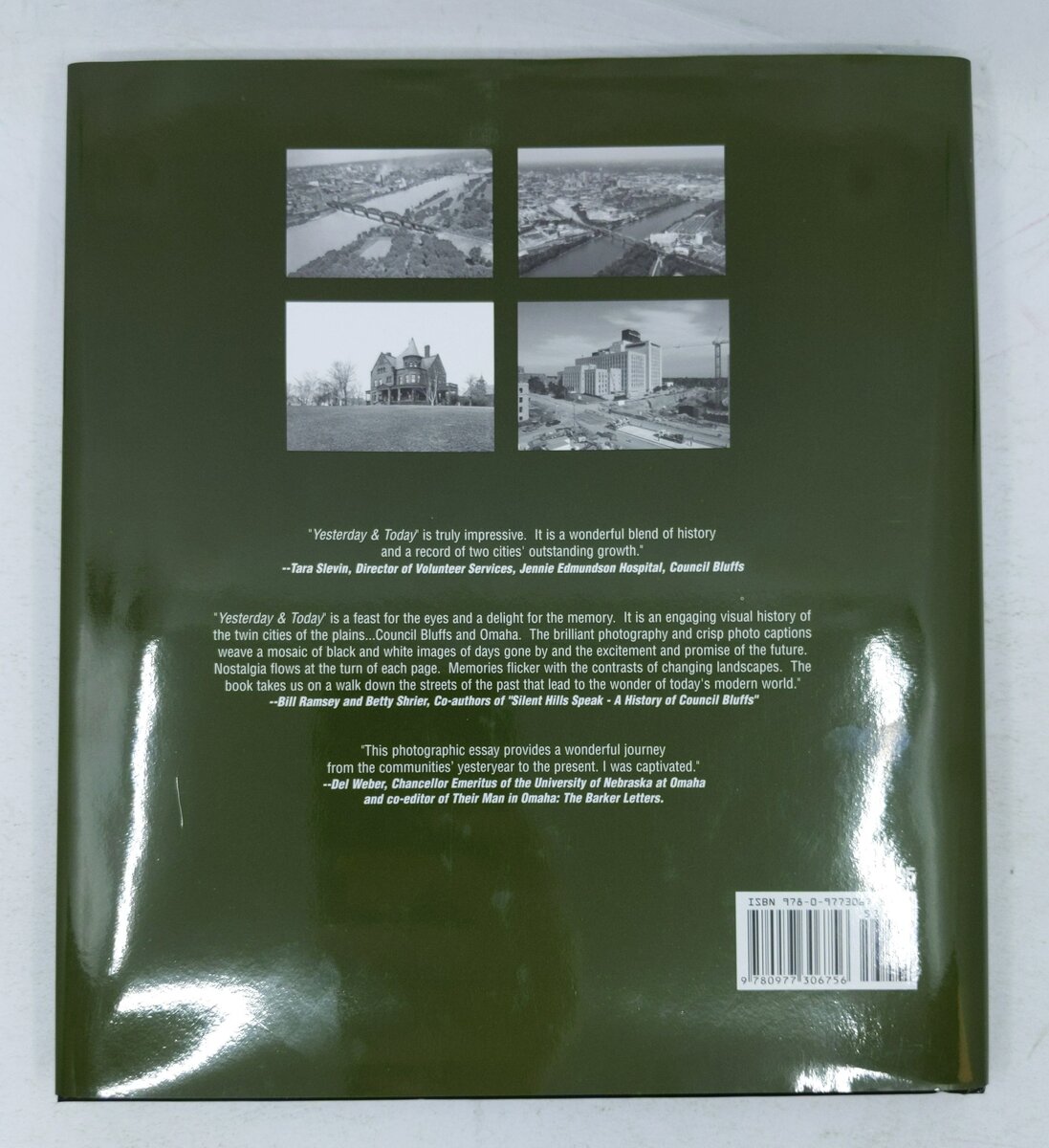 Omaha and Council Bluffs Yesterday & Today Hardcover Book By Kristine Gerber VG