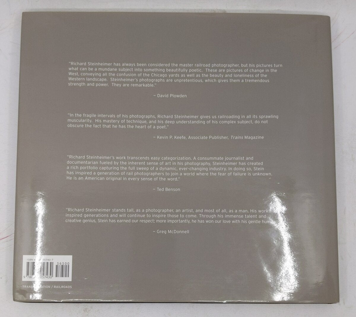 A Passion for Trains Hardcover Book By Richard Steinheimer, Jeff Brouws EX