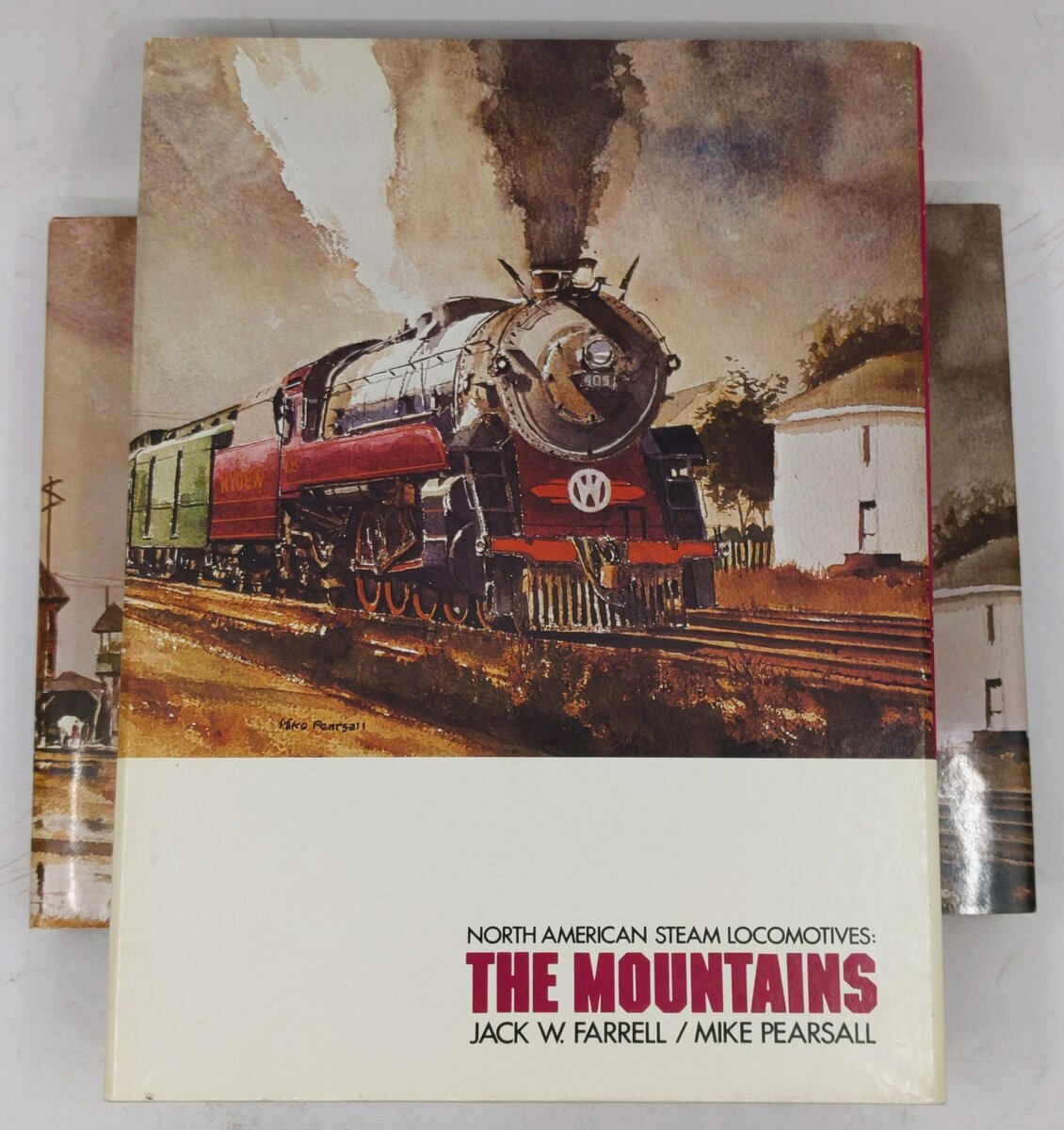 North American Steam Locomotives Hardcover Book By Jack Farrell, Mike Pearsall VG
