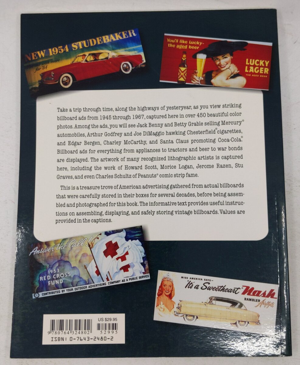 Billboards of the Past Paperback Book By Randy Littlefield EX