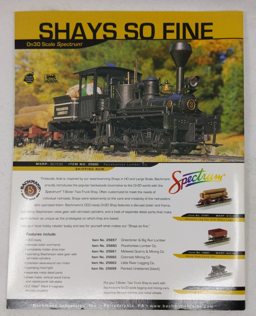 Finescale Railroader 2003 Logging, Mining & Industrial Annual  Paperback Book EX