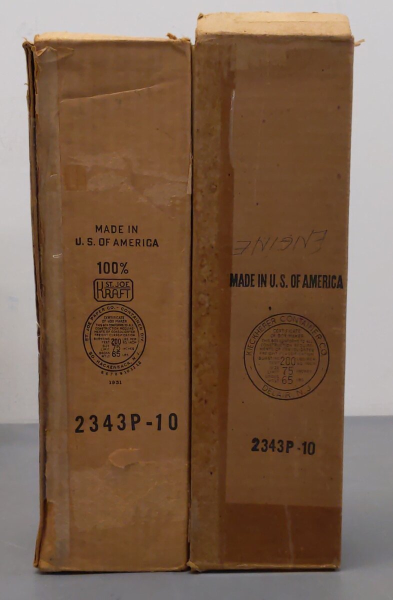 Lionel 2343 Vintage O Santa Fe F3 AA Diesel Locomotive Set VG/Box