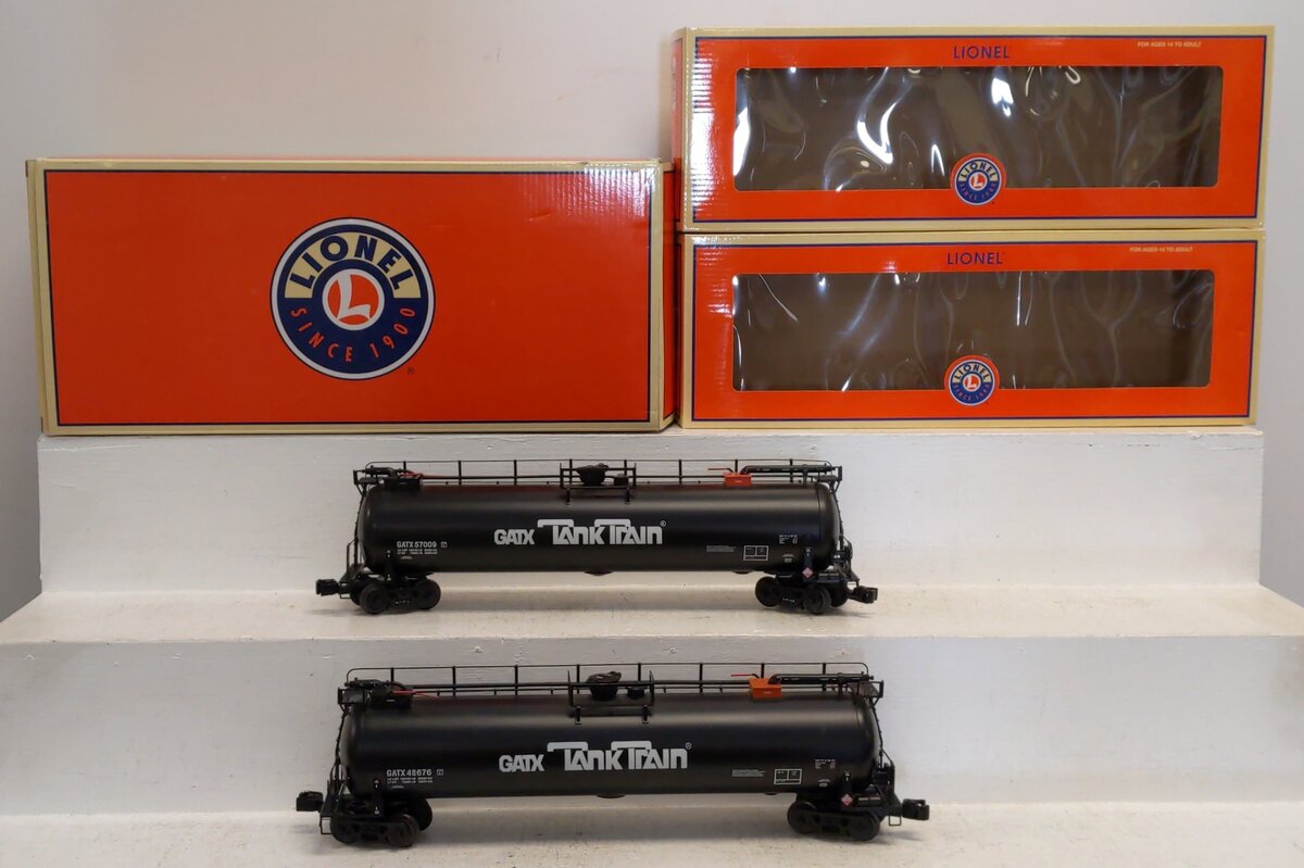 Lionel 6-29774 O GATX TankTrain Tank Car (Set of 2) EX/Box