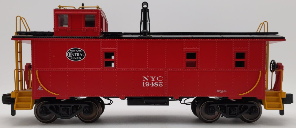 MTH 70-77013 G New York Central Offset Steel Caboose Car #19485