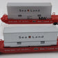 Lionel 6-16936 O Gauge Susquehanna Sea Land Maxi-Stack Flatcars w/ Trailer Cars