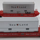 Lionel 6-16936 O Gauge Susquehanna Sea Land Maxi-Stack Flatcars w/ Trailer Cars