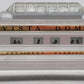 Lionel 2522 Vintage O President Harrison Gold Strip Aluminum Vista Dome Car VG