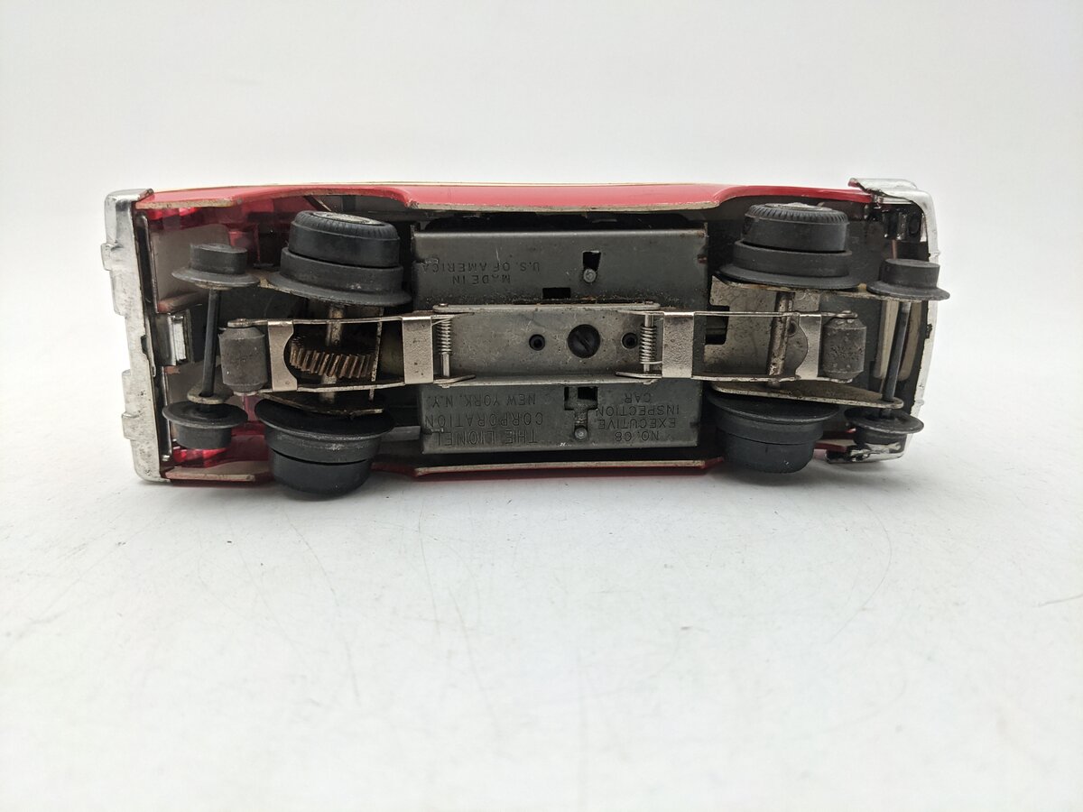 Lionel 68 Vintage O Executive Inspection Car VG