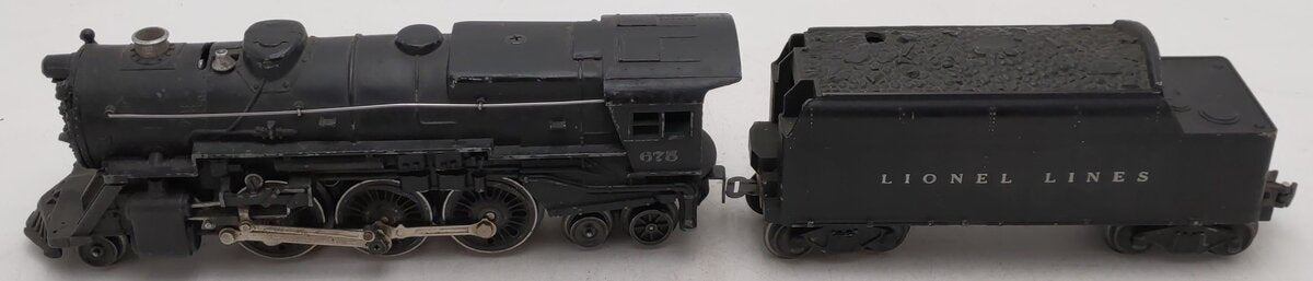 Lionel 675 Vintage O 2-6-2 K4 Pacific Die-Cast Steam Locomotive w 6466WX Tender VG