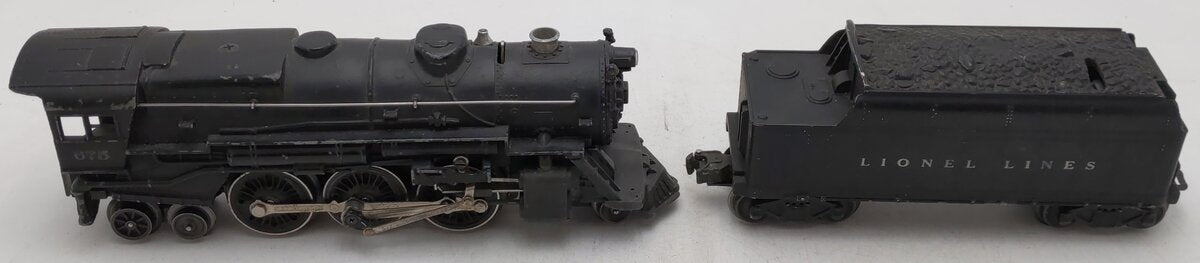 Lionel 675 Vintage O 2-6-2 K4 Pacific Die-Cast Steam Locomotive w 6466WX Tender VG
