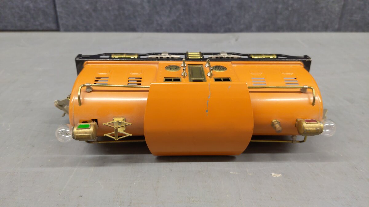 Lionel 4U Vintage O Prewar 0-4-0 Orange Bild-A-Loco VG