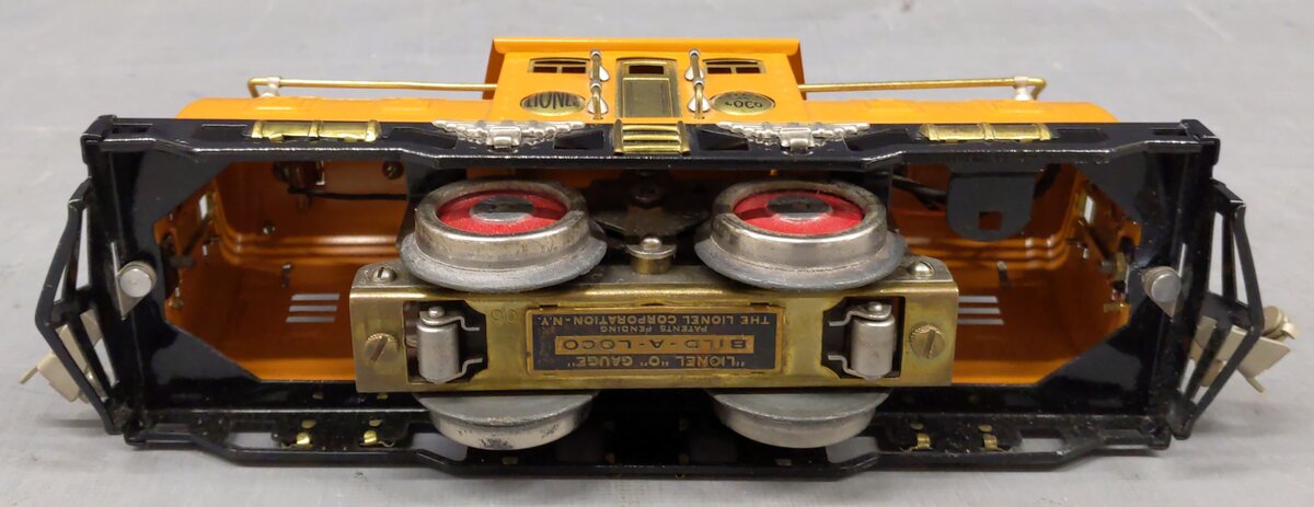 Lionel 4U Vintage O Prewar 0-4-0 Orange Bild-A-Loco VG